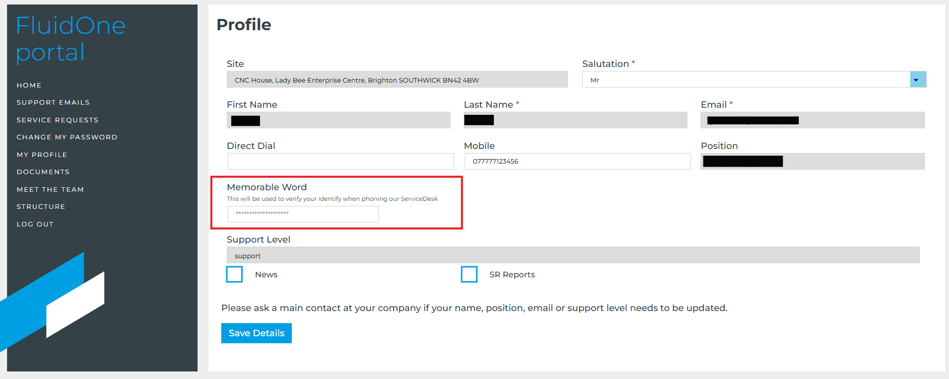 05 My Profile Screen