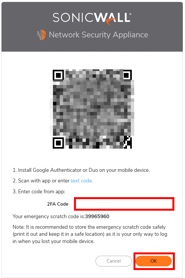 QRCode2FA QRCode2FA
